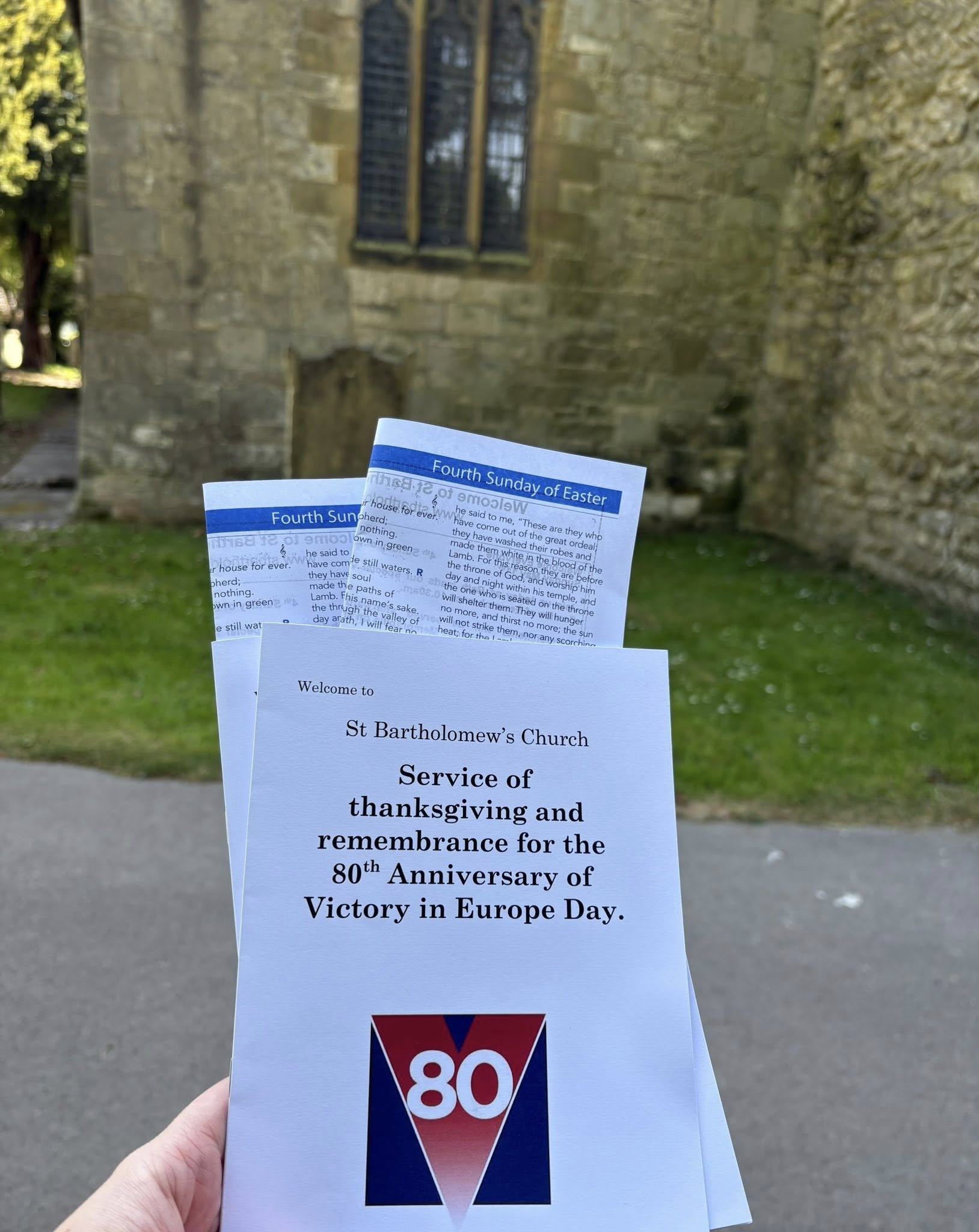 St Bartholomew’s Maltby VE Day Service